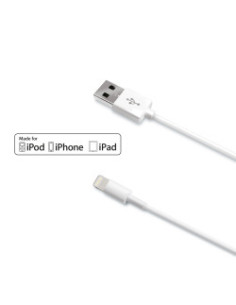 Celly USBLIGHT cable de conector Lightning Blanco