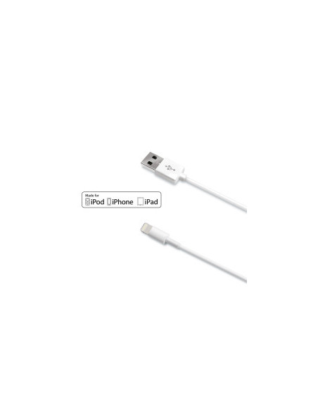 Celly USBLIGHT cable de conector Lightning Blanco