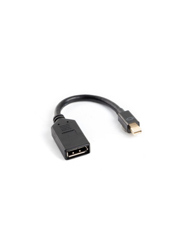 Lanberg AD-0003-BK cable DisplayPort 0,12 m Mini DisplayPort Negro