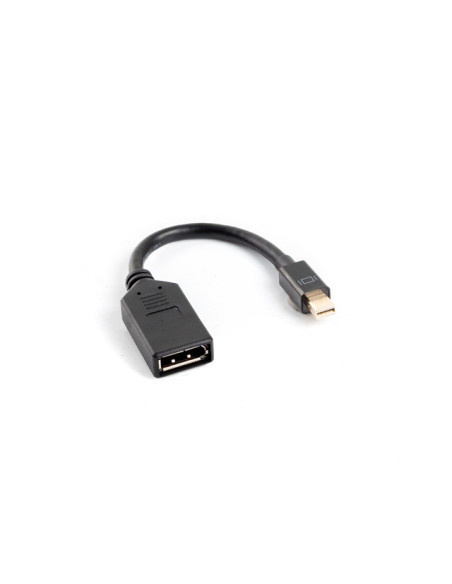 Lanberg AD-0003-BK cable DisplayPort 0,12 m Mini DisplayPort Negro