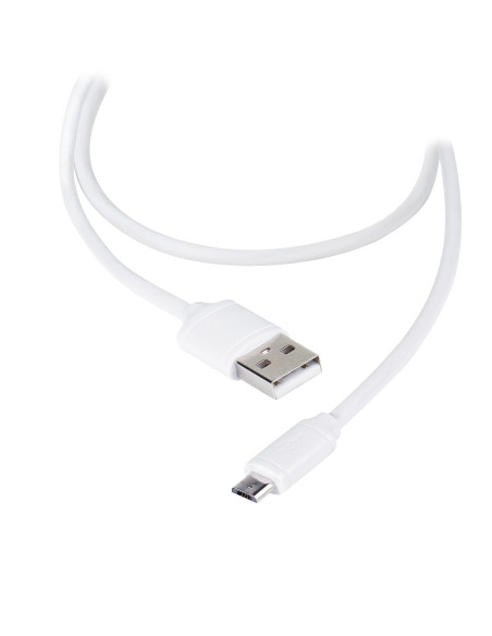 Vivanco Data cable USB USB 2.0 1,2 m Micro-USB B USB A Blanco