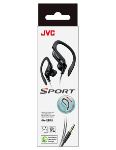JVC HA-EB75 Auriculares Alámbrico gancho de oreja, Dentro de oído Música Negro 2