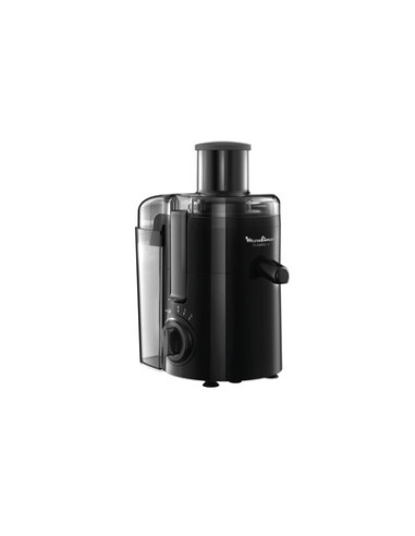 Moulinex JU3708 Licuadora centrífuga 350 W Negro, Acero inoxidable