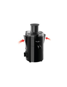 Moulinex JU3708 Licuadora centrífuga 350 W Negro, Acero inoxidable 2