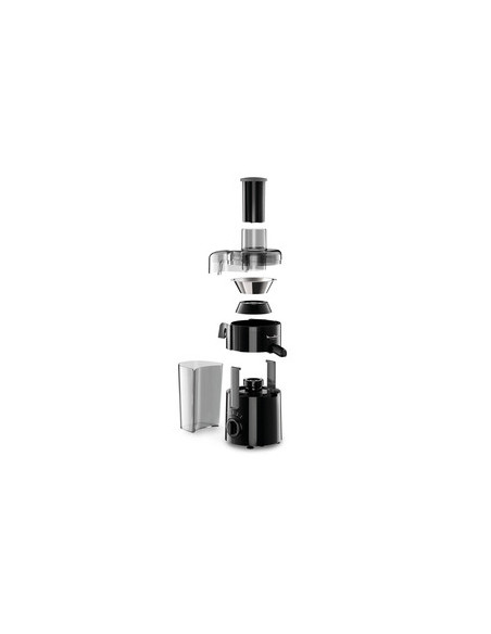Moulinex JU3708 Licuadora centrífuga 350 W Negro, Acero inoxidable