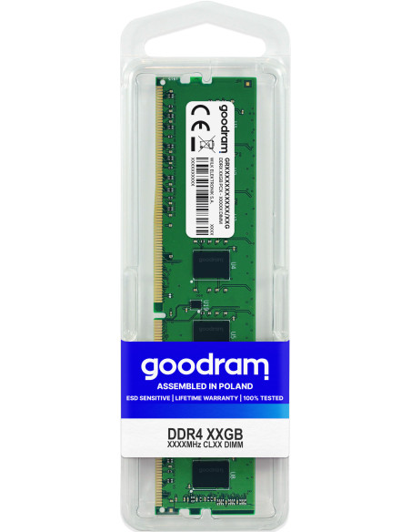 Goodram GR3200D464L22S 8G módulo de memoria 8 GB 1 x 8 GB DDR4 288-pin DIMM
