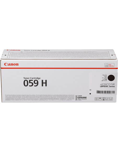 Canon 059H BK cartucho de tóner 1 pieza(s) Original Negro