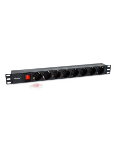 Equip 333286 unidad de distribución de energía (PDU) 8 salidas AC 1U Negro 2