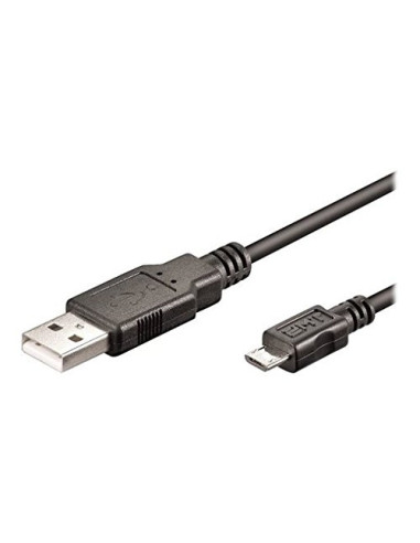 Ewent EC1019 cable USB USB 2.0 1 m Micro-USB A USB A Negro