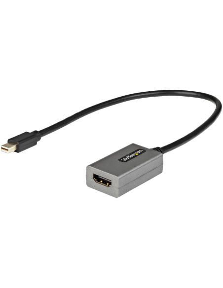 StarTech.com Adaptador Mini DisplayPort a HDMI - 1080p - Monitor pantalla mDP 1.2 a HDMI - Dongle Convertidor Mini DP a HDMI -