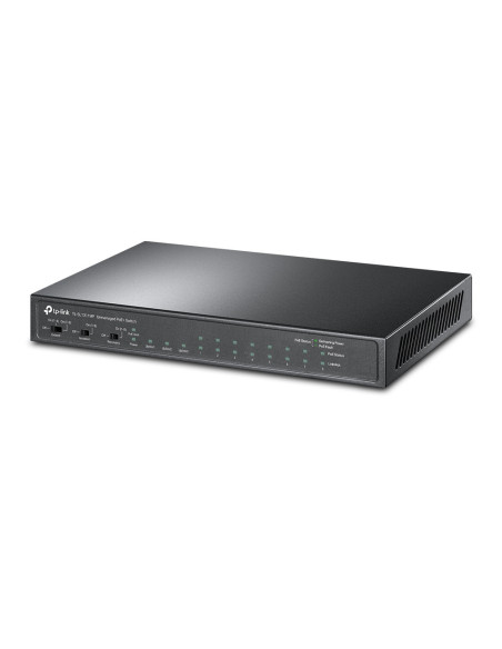 TP-Link TL-SL1311MP switch No administrado Fast Ethernet (10 100) Energía sobre Ethernet (PoE) Negro