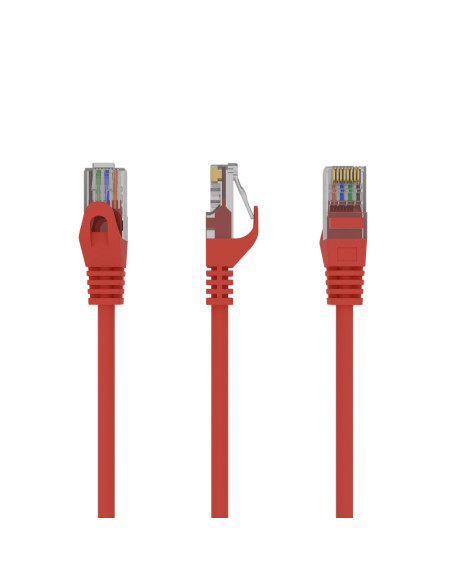 Gembird PP6U-0.25M cable de red Rojo 0,25 m Cat6 U UTP (UTP)