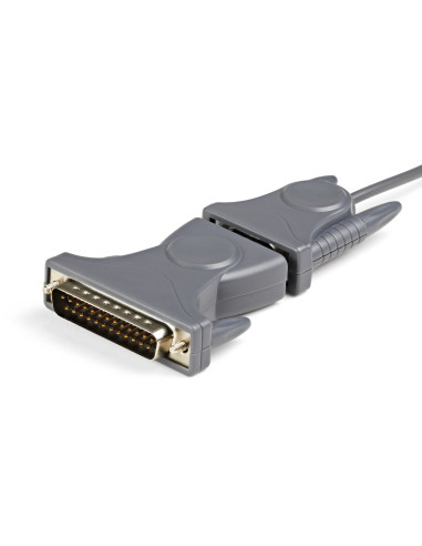 StarTech.com Cable Adaptador de 0,9m USB a Serie Serial DB9 DB25 RS232