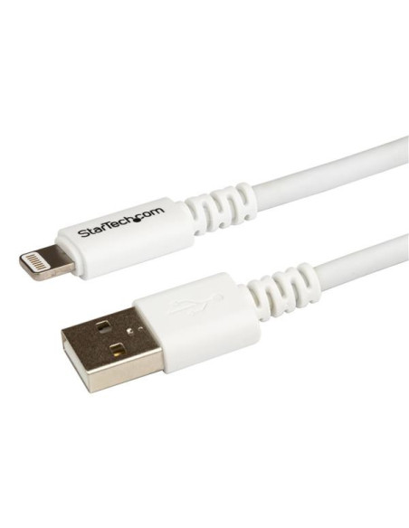 StarTech.com Cable 3m Lightning 8 Pin a USB A 2.0 para Apple iPod iPhone 5 iPad - Blanco