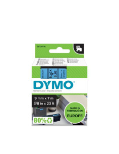 DYMO D1 - Etiquetas estándar - Negro sobre azul - 9mm x 7m 2