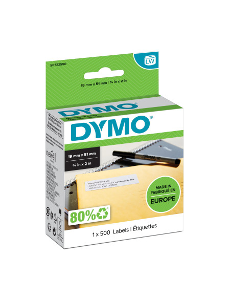 DYMO LW - Etiquetas multiuso - 19 x 51 mm - S0722550