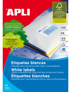 APLI 01271 etiqueta de impresora Blanco