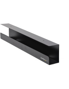 StarTech.com Bandeja para Gestión de Cableado para Debajo del Escritorio - Organizador de Cableado Tipo Bandeja para Escritorio