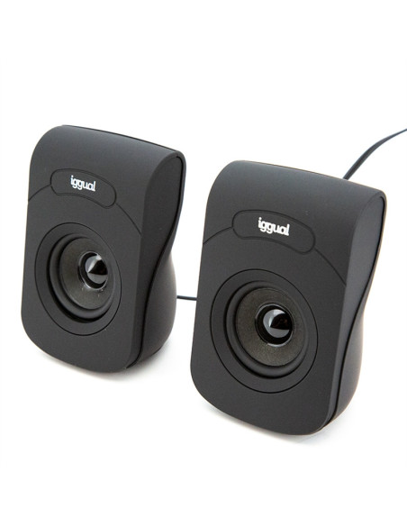 iggual Altavoces 2.0 6W mini-jack + USB