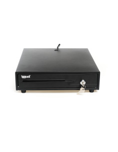 iggual Cajón Portamonedas IRON-15 37cm 4+8 negro 2