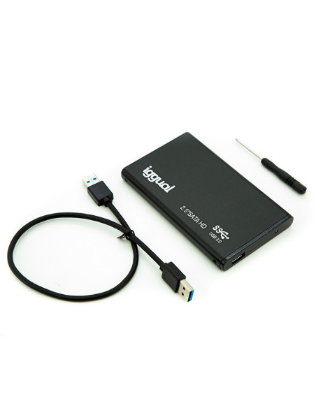 iggual Caja externa SSD 2.5" SATA USB 3.0