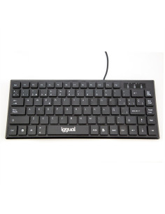 iggual Teclado USB compacto TKL Slim TKL-USB negro