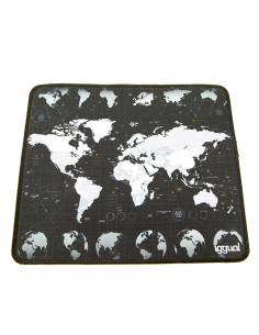 iggual Alfombrilla mapamundi ratón 30x25 cm
