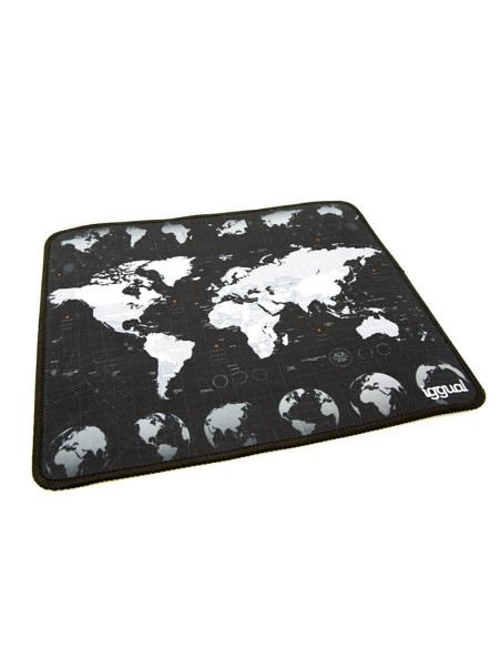 iggual Alfombrilla mapamundi ratón 30x25 cm
