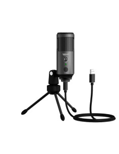 iggual Micrófono condensador Podcasting Pro gris