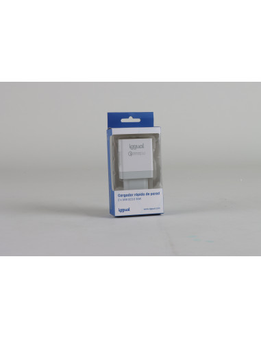 iggual Cargador 2xUSB carga rápida QC3.0 30W