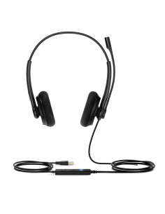 Yealink UH34 Lite Dual Teams Auriculares Alámbrico Diadema Oficina Centro de llamadas USB tipo A Negro