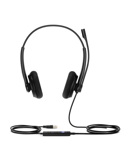 Yealink UH34 Lite Dual Teams Auriculares Alámbrico Diadema Oficina Centro de llamadas USB tipo A Negro