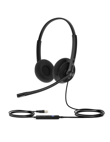 Yealink UH34 Lite Dual Teams Auriculares Alámbrico Diadema Oficina Centro de llamadas USB tipo A Negro