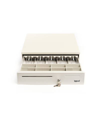 iggual Cajón Portamonedas IRON-50W 42cm 5+8 blanco