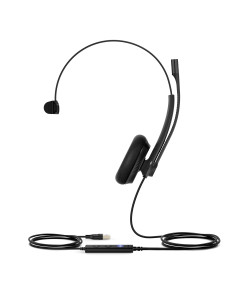 Yealink UH34 Lite Mono Teams Auriculares Alámbrico Diadema Oficina Centro de llamadas USB tipo A Negro