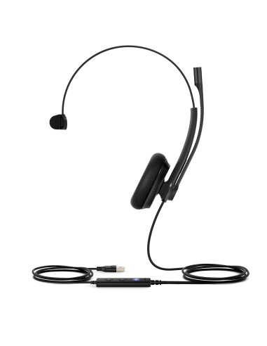 Yealink UH34 Lite Mono Teams Auriculares Alámbrico Diadema Oficina Centro de llamadas USB tipo A Negro