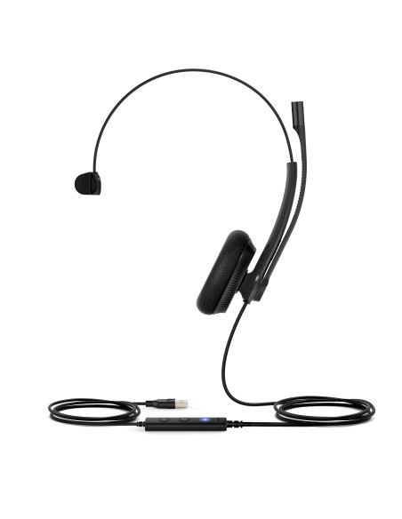 Yealink UH34 Lite Mono Teams Auriculares Alámbrico Diadema Oficina Centro de llamadas USB tipo A Negro