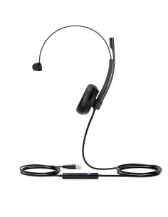 Yealink UH34 Mono Teams Auriculares Alámbrico Diadema Oficina Centro de llamadas USB tipo A Negro