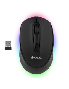 NGS SMOG-RB ratón Juego Ambidextro RF Wireless + Bluetooth Óptico 2400 DPI