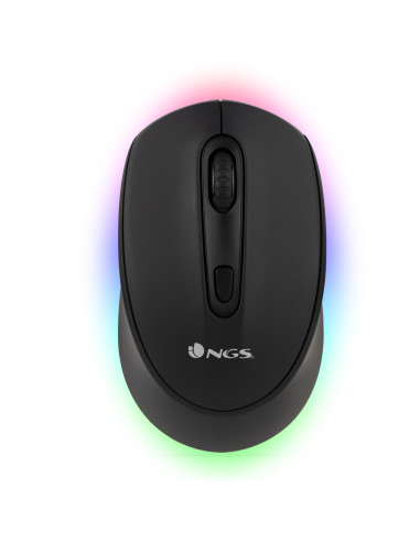 NGS SMOG-RB ratón Juego Ambidextro RF Wireless + Bluetooth Óptico 2400 DPI