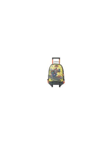 MOCHILA ESCOLAR CON RUEDAS MEDIANA DE CARTOONS TOTTO MJ03BWM005-2310-4DJM
