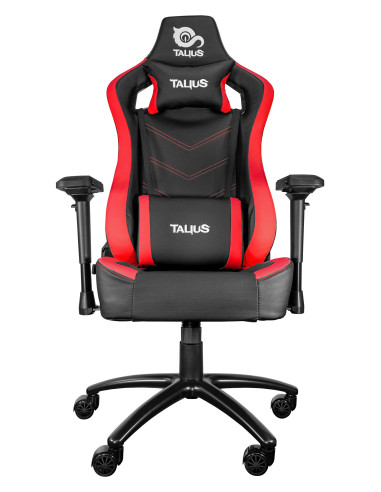 TALIUS silla Vulture gaming negra roja butterfly, base nylon, ruedas nylon