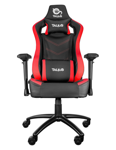 TALIUS silla Vulture gaming negra roja butterfly, base nylon, ruedas nylon