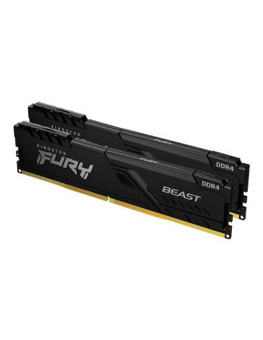 Kingston Technology FURY Beast 16GB 3200MT s DDR4 CL16 DIMM (Kit de 2) Black
