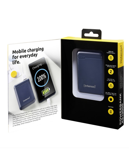 Intenso XS10000 Polímero de litio 10000 mAh Azul