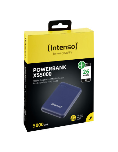 Intenso XS5000 Polímero de litio 5000 mAh Azul