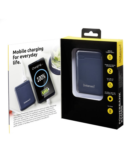 Intenso XS5000 Polímero de litio 5000 mAh Azul