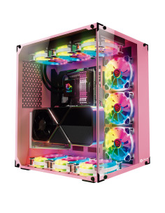 TALIUS CAJA ATX GAMING CRONOS ORCHID RGB CRISTAL TEMPLADO USB 3.0