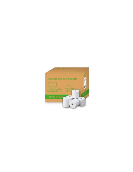 ROLLO TERMICO 80X80MM SIN BISFENOL A 65GR C/50 Paquete 10 unidades