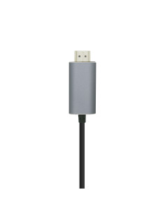 AISENS Cable conversor USB-C a HDMI 4K@60HZ, USB-C M-HDMI M, Negro, 1.8m 2